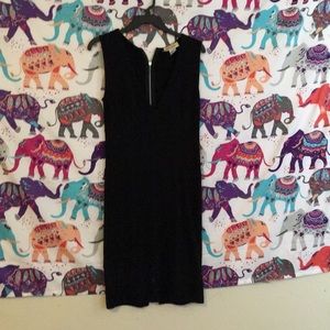 Black knee length dress